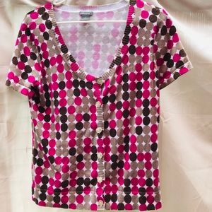 Short sleeve cardigan Ann Taylor medium